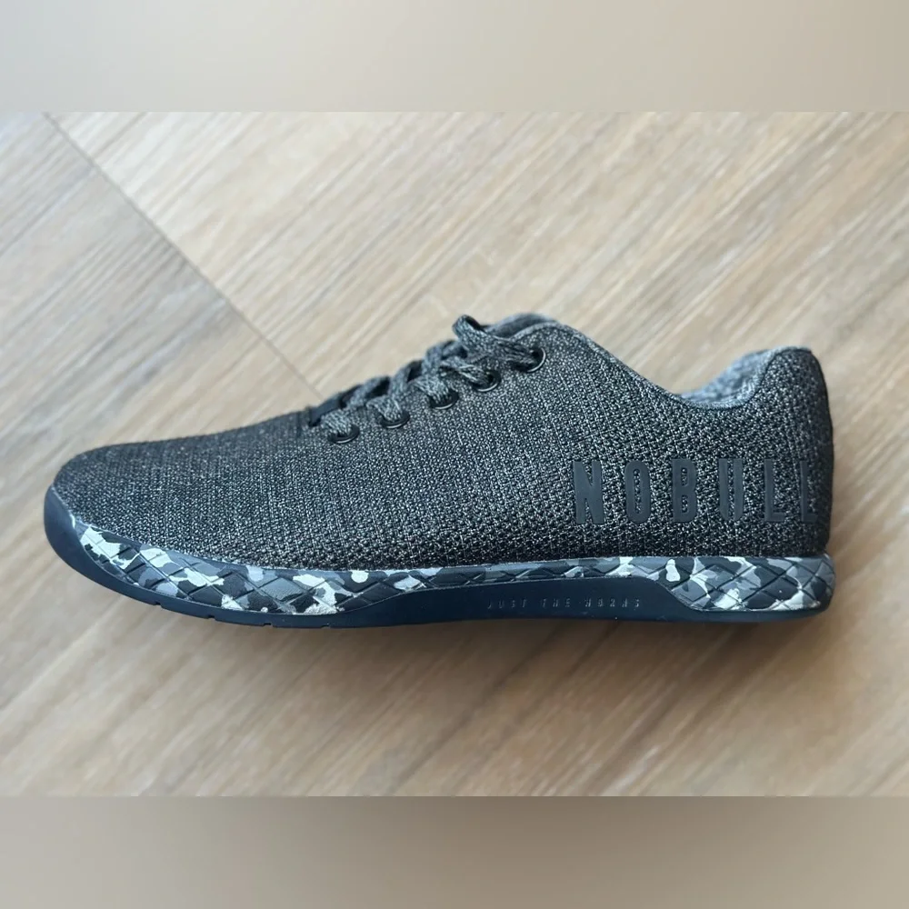NOBULL Charcoal Women’s Knit Sneakers - Picture 6 of 9